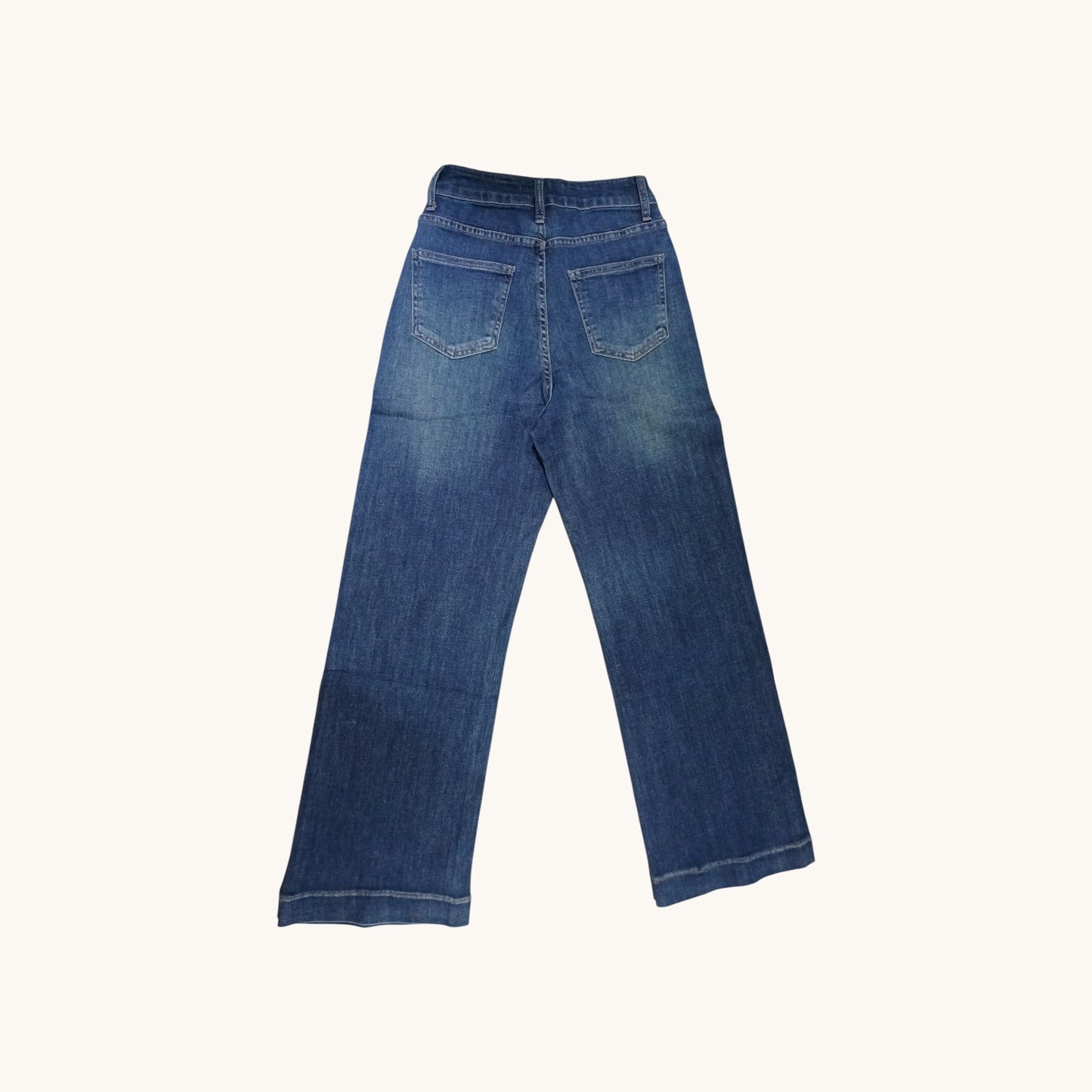 Pantalon Jeans con Detalle Lateral