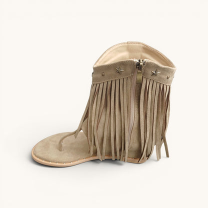 Bota Sandalia Beige