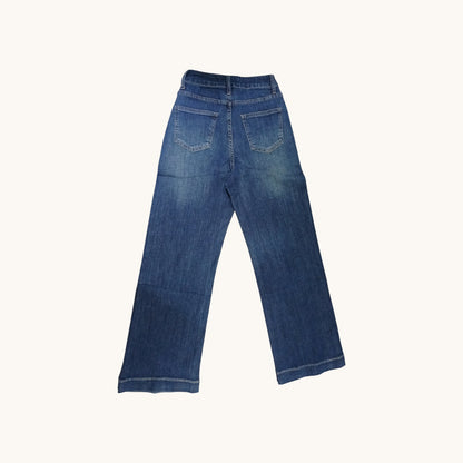 Pantalon Jeans con Detalle Lateral
