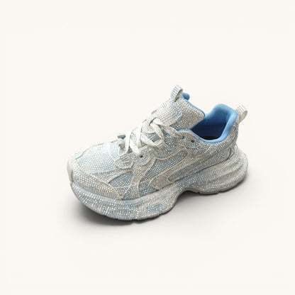 Zapatilla con Brillo Plataforma (Cod. 3588)