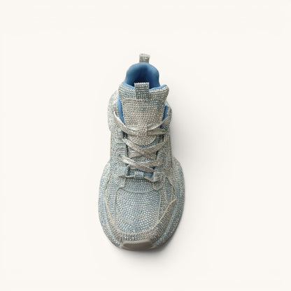 Zapatilla con Brillo Plataforma (Cod. 3588)