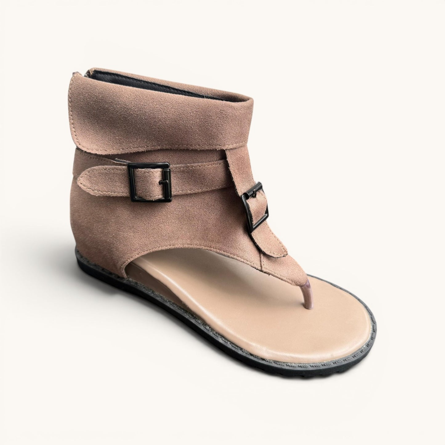 Bota corta Sandalia con correa delante