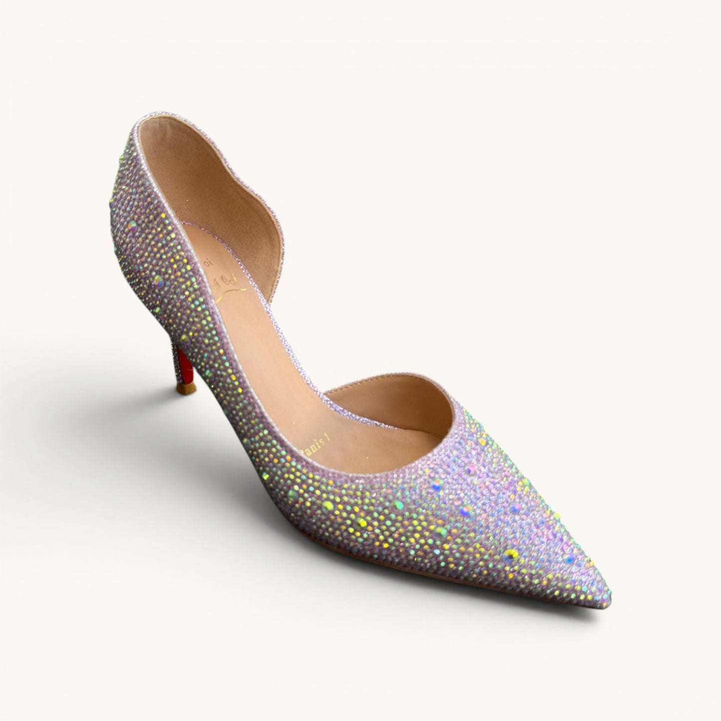 Taco Zapato Elegante con detalle en brillos