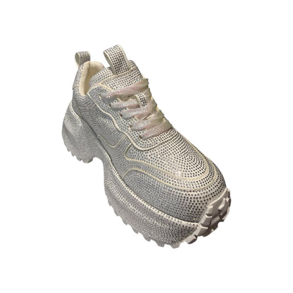 Zapatilla con Brillo y Plataforma (Cod. 3698)
